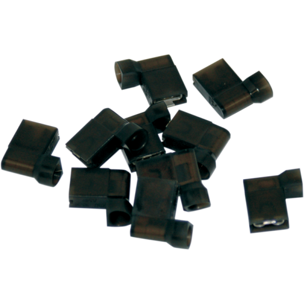 NAMZ Custom Cycle Products Black Flag Quick-Disconnect Terminals