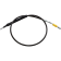 (image for) LA Choppers Midnight Braided Clutch Cable for 18-24 Softail w/ ABS (18-20in.)