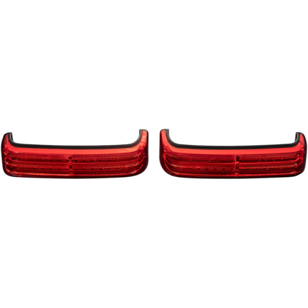 (image for) Custom Dynamics ProBEAM Sequential Saddlebag Lights Black/Red