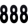 (image for) Standard Numbers - 8" Black - No. 8