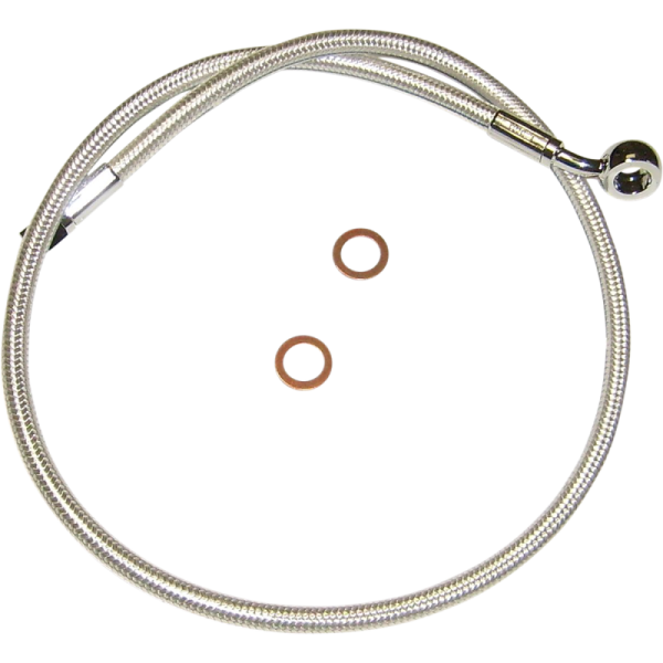(image for) MAGNUM Sterling Chromite Upper Brake Line, 32", 12mm/35° Banjo