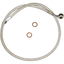 (image for) Sterling Chromite Upper Brake Line, 32", 12mm/35° Banjo