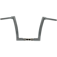 (image for) EZ Install Flat Top Handlebar - Chrome, 12” Rise