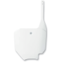 (image for) UFO Front Number Plate - White