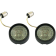 (image for) ProBeam Bullet Bezel Front Turn Signal Inserts, Gloss Black