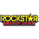 (image for) Die-Cut Sticker - Rockstar text, yellow