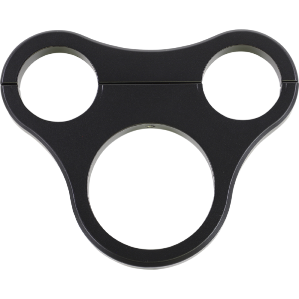 (image for) Drag Specialties T-Bar Single Gauge Mount Flat Black