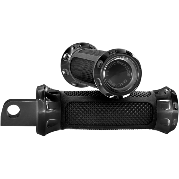 (image for) Performance Machine Overdrive Male-Mount Footpegs Black