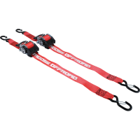 (image for) Retractable Ratchet Straps, Red
