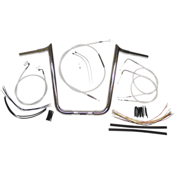 (image for) MAGNUM Sterling Chromite Designer DOT Handlebar Installation Kit, 12"-14" Apes