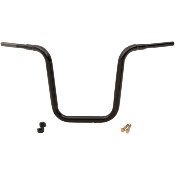 (image for) LA Choppers Tree Hugger Handlebars 16" Ape Hanger Wide Gloss Black