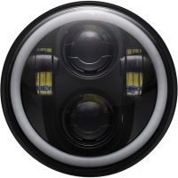 (image for) LED Halo Headlamp Black