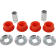 (image for) Alloy Art Heavy-Duty Handlebar Riser Bushings for Softail/Dyna/XL