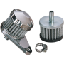 (image for) Emgo Crankcase Vent Filter Kit with Chrome Base