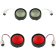 (image for) ProBeam Bullet Bezel Turn Signal Insert Kit, Black