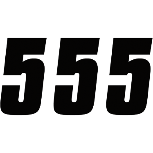 (image for) FACTORY EFFEX Factory Numbers - 6" Black - No. 5