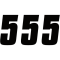 (image for) Factory Numbers - 6" Black - No. 5