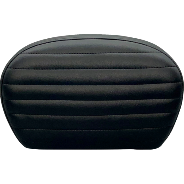 (image for) LE PERA Sissy Bar Pad Pleated Dull Black Vinyl
