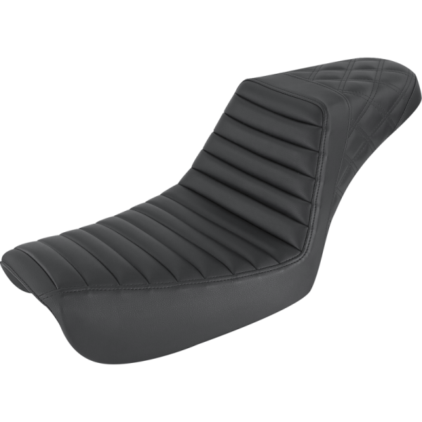 (image for) Saddlemen Step-Up Seat Black Front TR, Rear LS