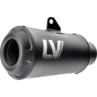 (image for) LeoVince LV-10 Black Stainless Steel Slip-On Exhaust