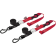(image for) Black/Red Cam-Buckle Soft-Tye Tie-Down