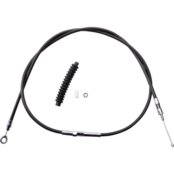 (image for) Drag Specialties High Efficiency Black Vinyl Clutch Cable (Custom Length)