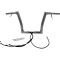 (image for) Fat Baggers Flat Top EZ Install Handlebar 12" Chrome
