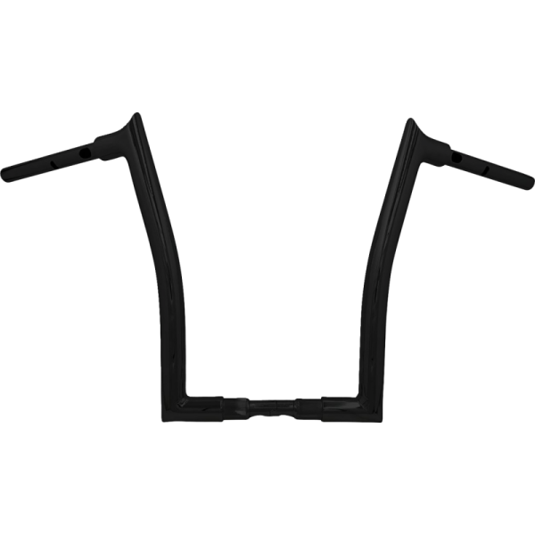 (image for) FAT BAGGERS INC 1 1/2" EZ Install Pointed Top Handlebar - Black, 16" End Rise