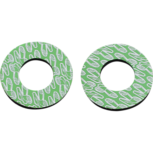 (image for) Renthal Grip Donutz - White on green