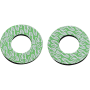 (image for) Renthal Grip Donutz - White on green