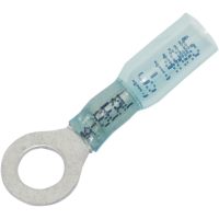 (image for) Heat-Shrink Ring Terminals - 14-16 Gauge (0.25")