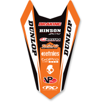 (image for) Factory Effex Rear Fender Kit - KTM 125-450 SX/SX-F 16-18, 250-450 SX-F FE 15.5, 150-300 XC 17-18, 250-450 XC/XC-F 16-18