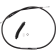 (image for) Drag Specialties Black Vinyl High Efficiency Clutch Cable - 0652-1511