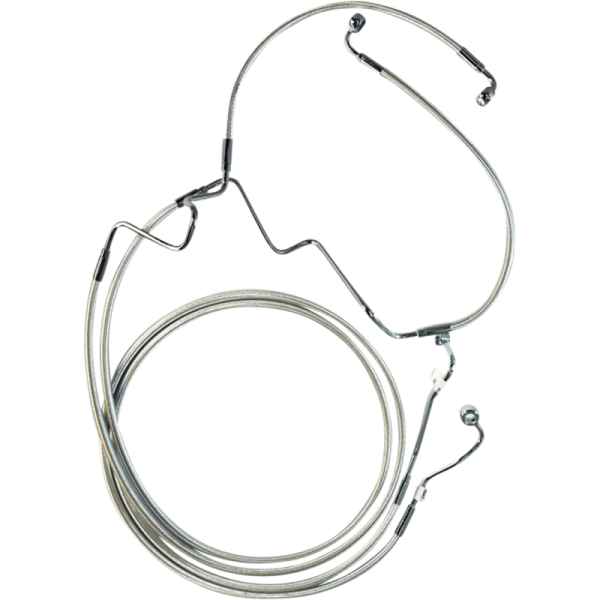 (image for) Sterling Chromite +4" Lower Brake Line Kit for 15-16 FLTRUSE