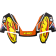 (image for) FMF Colorways 4.1 Orange Replacement Decal