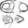 (image for) Burly Brand Black Handlebar Cable/Line Install Kit, For 14" Ape hanger bar