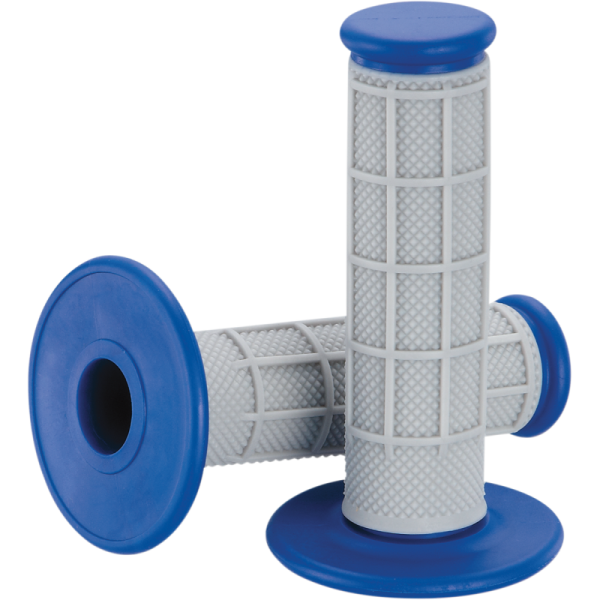 (image for) Moose Racing Moose Offroad Qualifier Grips - Half Waffle Gray/blue