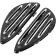 (image for) Adjustable Driver Floorboard, Deep Cut, Black Anodized