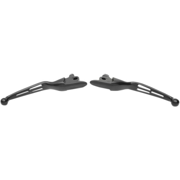 (image for) Drag Specialties Slotted Wide Blade Lever Set Matte Black