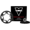 (image for) Vortex HFRS Steel Chain Kit (Black) for Honda CBR1000RR 04-05