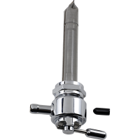 (image for) Fuel Valve 180° Inward - Smooth Chrome