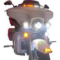 (image for) Windshield Trim LED Turn Signal Chrome