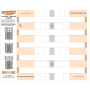 (image for) Template for single-ply 2.86 pitch tracks