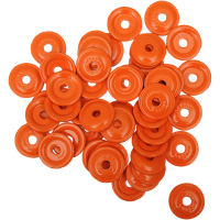 (image for) Round Digger Support Plate, Orange (48 Pk.)