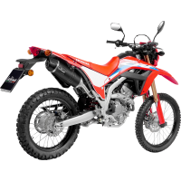 (image for) Nero Slip-On Muffler, Black stainless steel, HONDA CRF300L/Rally 21-23