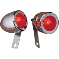 (image for) Bullet Marker Light, Red, Single-Filament, Left Side-Mount