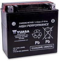 (image for) Yuasa High-Performance AGM Maintenance-Free Battery for SUZUKI AN650 Burgman 03-17
