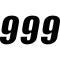 (image for) SX Series Numbers - 6" Black - No. 9