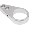 (image for) Throttle/Idle Cable Clamp Chrome Dual 1 1/4"