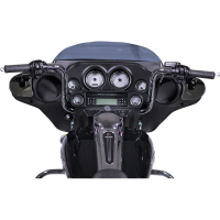 (image for) EZ Install 1 1/4" Round Top Handlebar Chrome 12" Rise